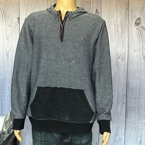 Y2K Women’s Tommy Hilfiger Sport‎ Quarter Zip Hoodie. Size XL